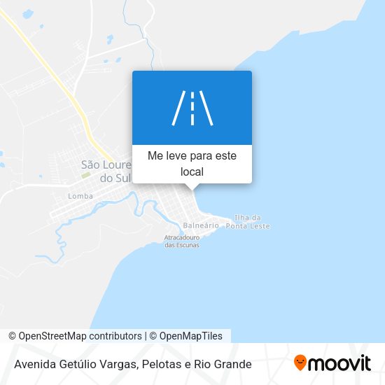 Avenida Getúlio Vargas mapa