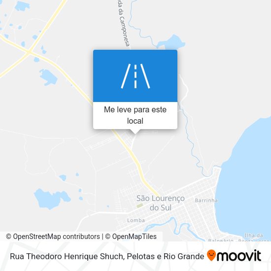Rua Theodoro Henrique Shuch mapa