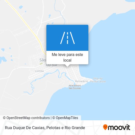 Rua Duque De Caxias mapa