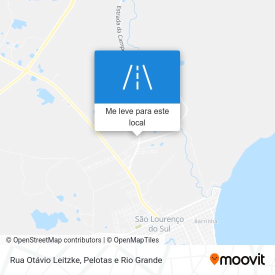 Rua Otávio Leitzke mapa