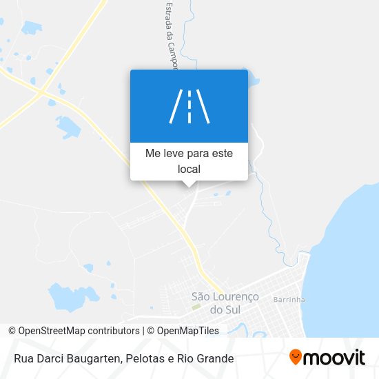 Rua Darci Baugarten mapa