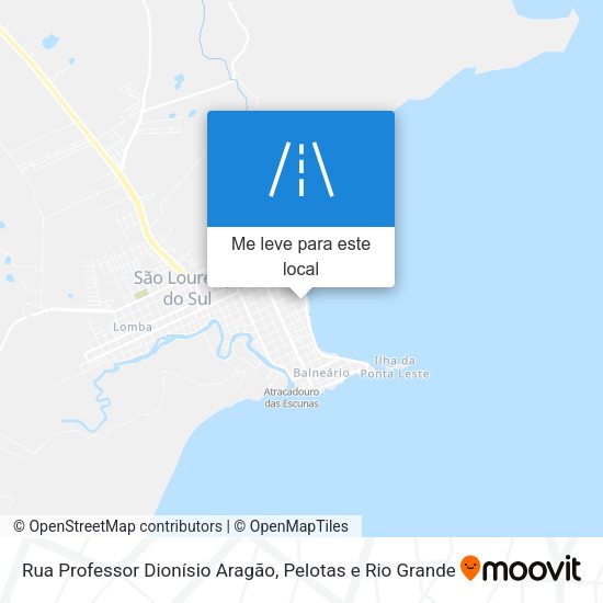 Rua Professor Dionísio Aragão mapa