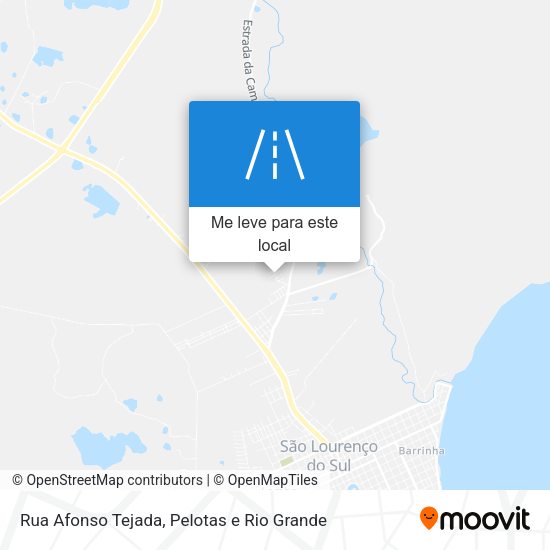 Rua Afonso Tejada mapa