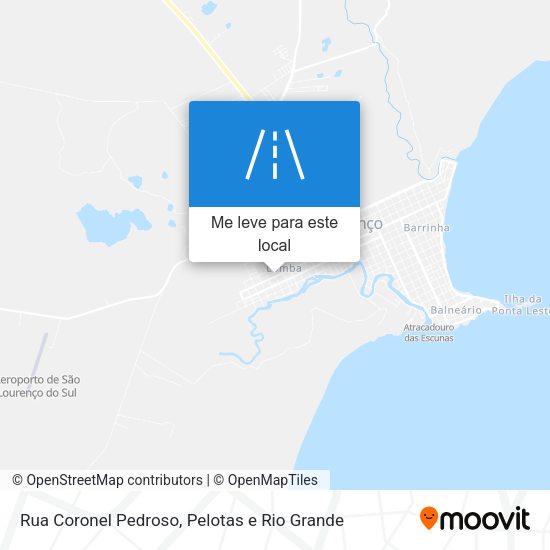 Rua Coronel Pedroso mapa
