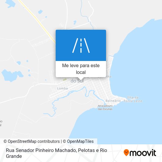 Rua Senador Pinheiro Machado mapa