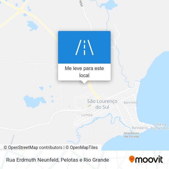 Rua Erdmuth Neunfeld mapa