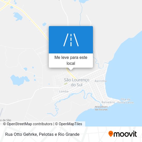Rua Otto Gehrke mapa