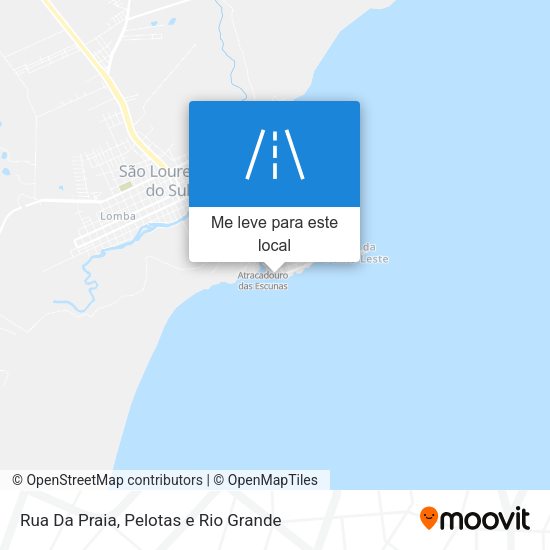 Rua Da Praia mapa