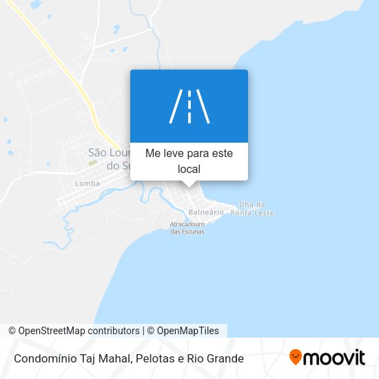Condomínio Taj Mahal mapa