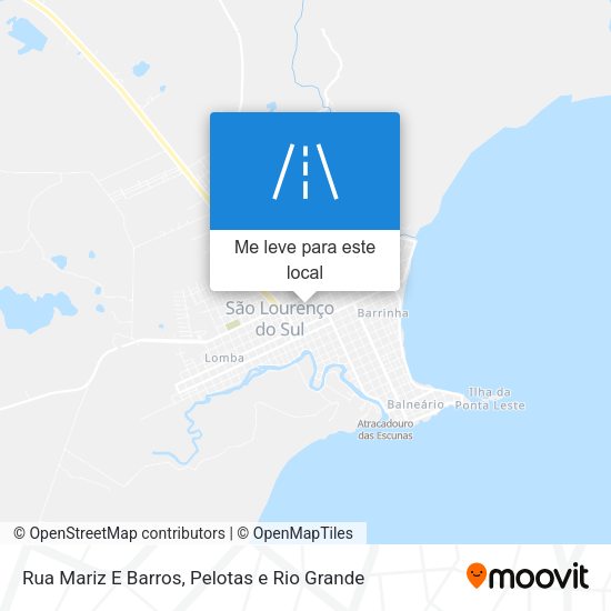 Rua Mariz E Barros mapa