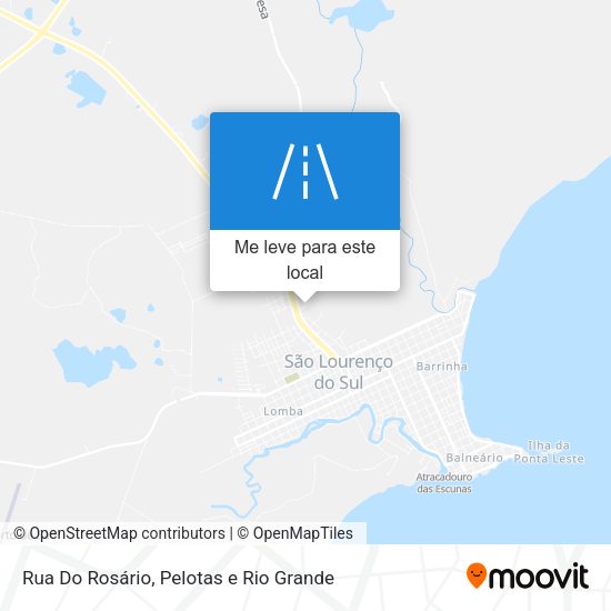 Rua Do Rosário mapa