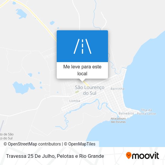 Travessa 25 De Julho mapa