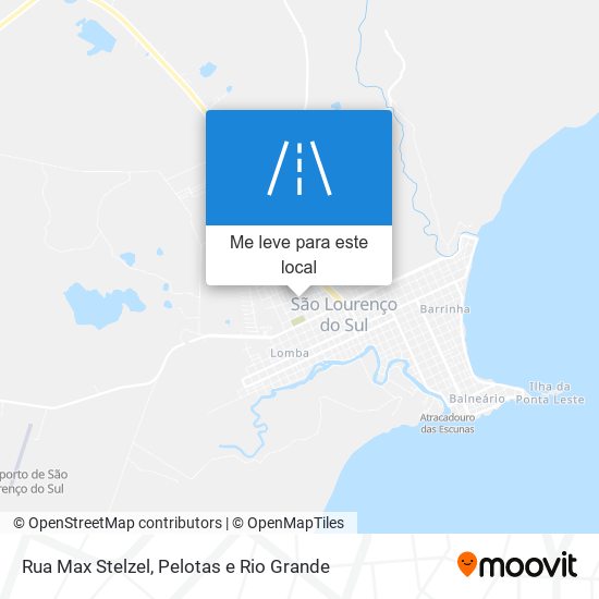 Rua Max Stelzel mapa