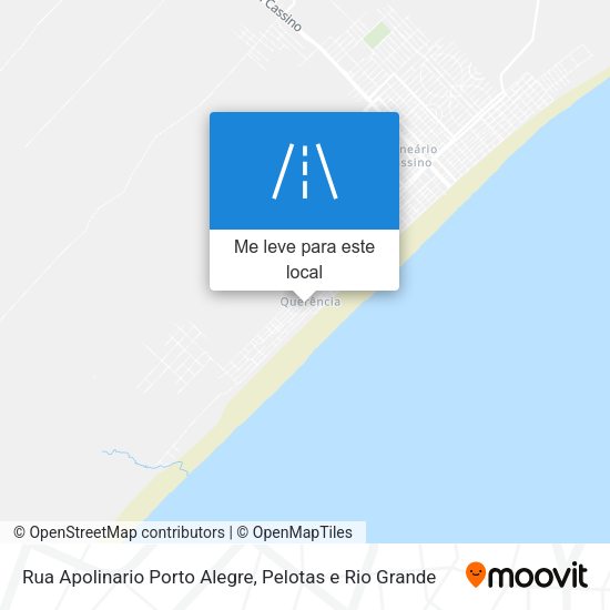 Rua Apolinario Porto Alegre mapa