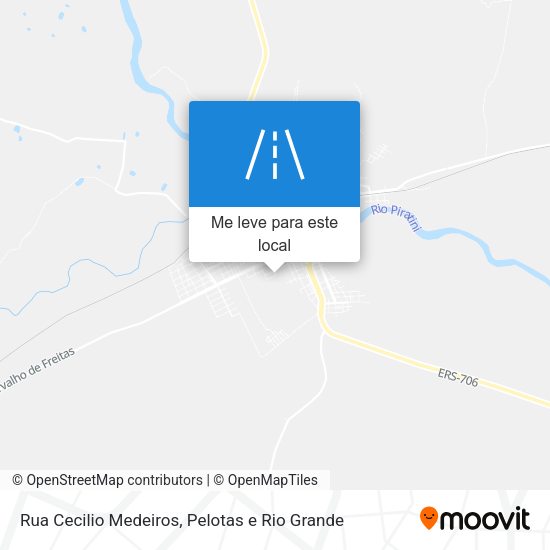 Rua Cecilio Medeiros mapa