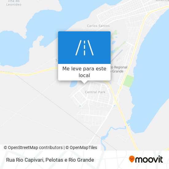 Rua Rio Capivari mapa