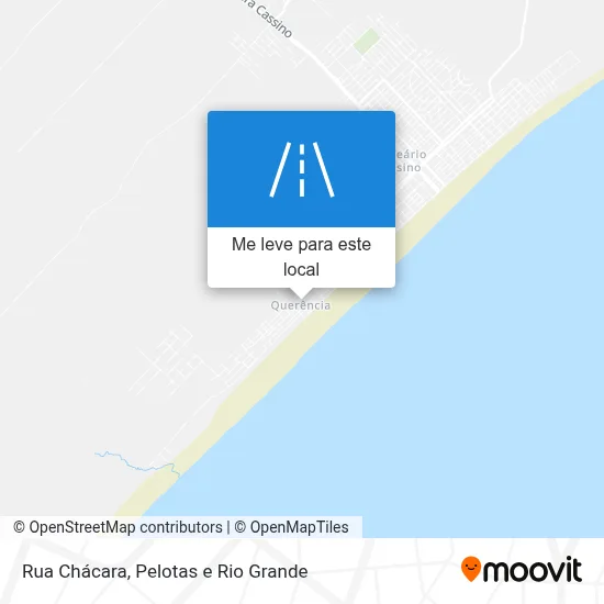 Rua Chácara mapa