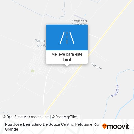 Rua José Bernadino De Souza Castro mapa