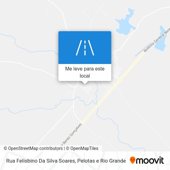 Rua Felisbino Da Silva Soares mapa