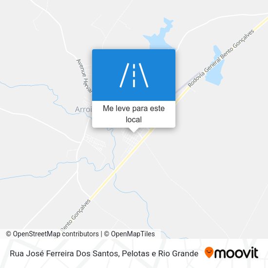 Rua José Ferreira Dos Santos mapa