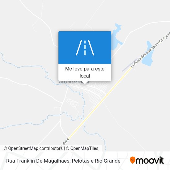 Rua Franklin De Magalhães mapa