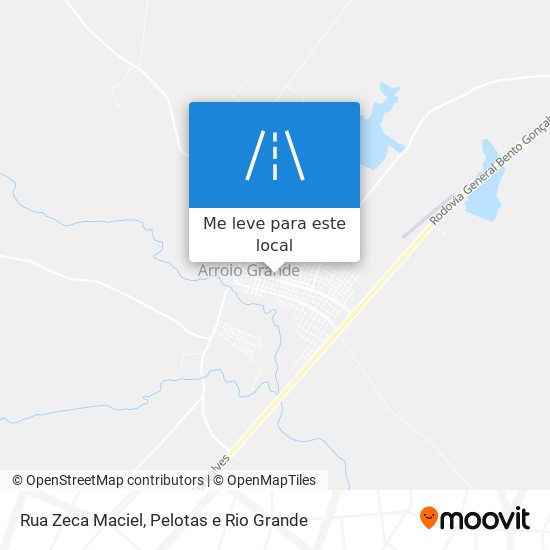 Rua Zeca Maciel mapa