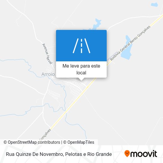 Rua Quinze De Novembro mapa