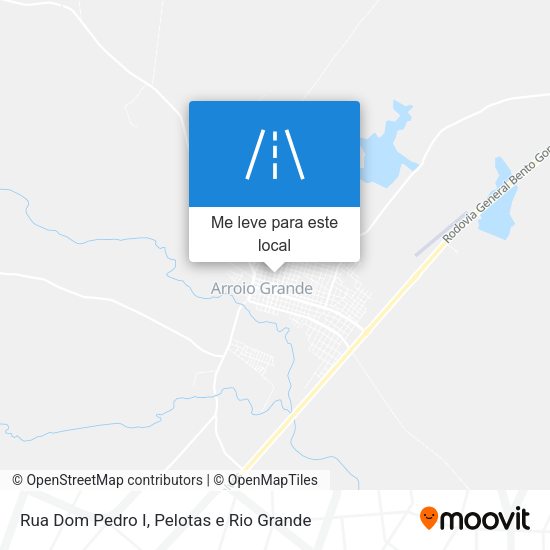Rua Dom Pedro I mapa