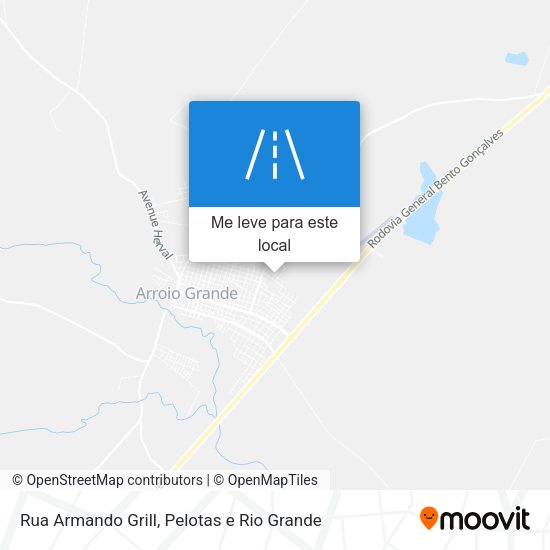 Rua Armando Grill mapa