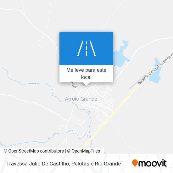 Travessa Julio De Castilho mapa