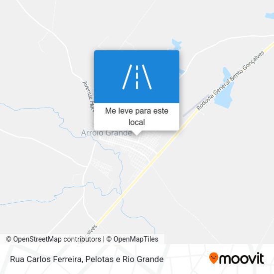 Rua Carlos Ferreira mapa