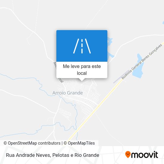 Rua Andrade Neves mapa