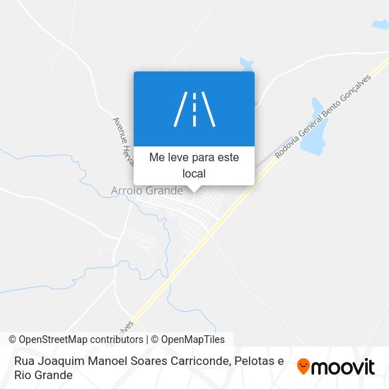 Rua Joaquim Manoel Soares Carriconde mapa