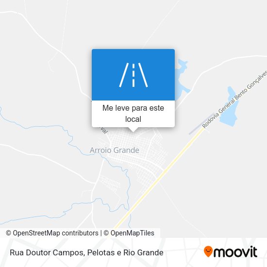 Rua Doutor Campos mapa