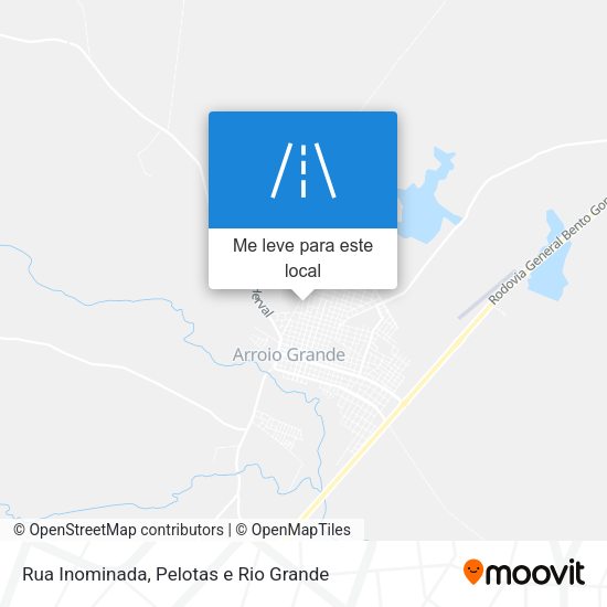 Rua Inominada mapa
