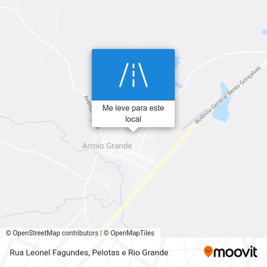 Rua Leonel Fagundes mapa