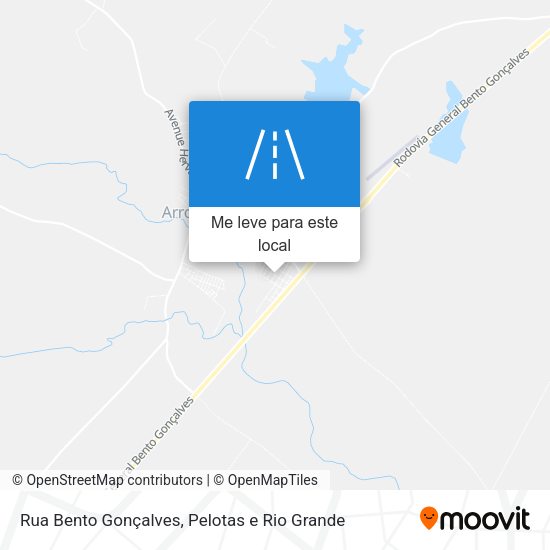 Rua Bento Gonçalves mapa