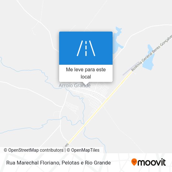 Rua Marechal Floriano mapa