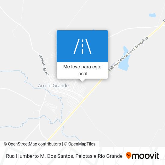 Rua Humberto M. Dos Santos mapa