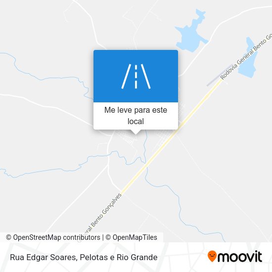 Rua Edgar Soares mapa