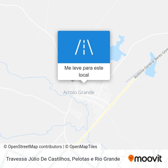 Travessa Júlio De Castilhos mapa