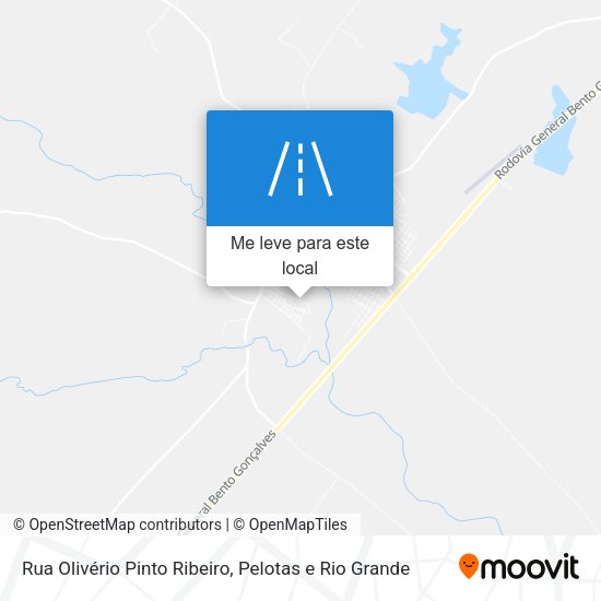Rua Olivério Pinto Ribeiro mapa