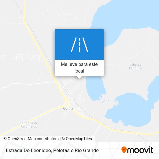 Estrada Do Leonideo mapa