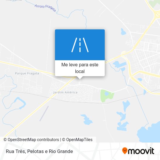 Rua Três mapa
