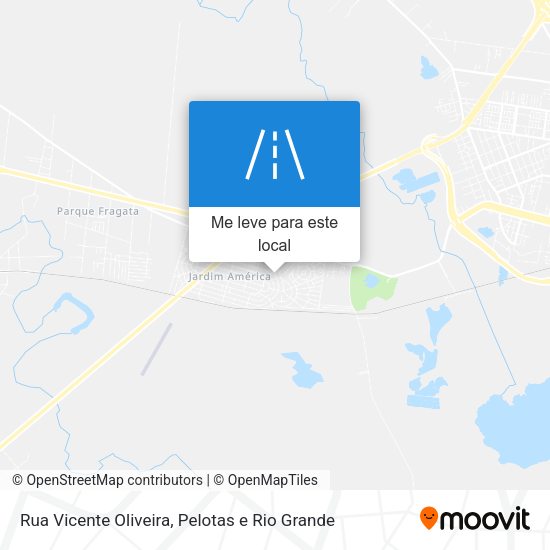 Rua Vicente Oliveira mapa