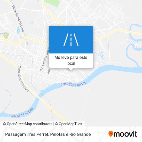 Passagem Três Perret mapa