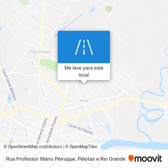 Rua Professor Mário Peiruque mapa
