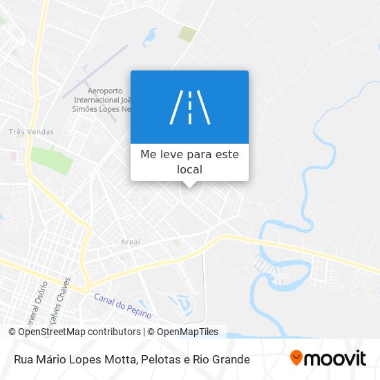 Rua Mário Lopes Motta mapa