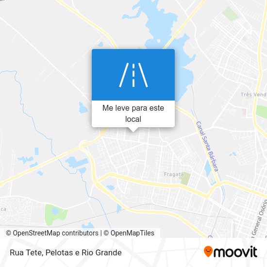 Rua Tete mapa