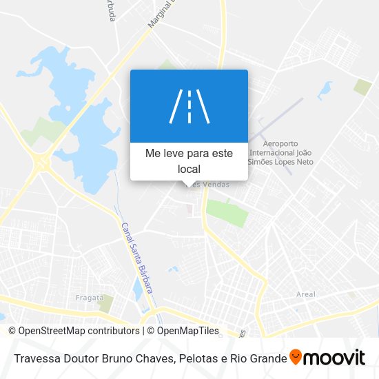 Travessa Doutor Bruno Chaves mapa
